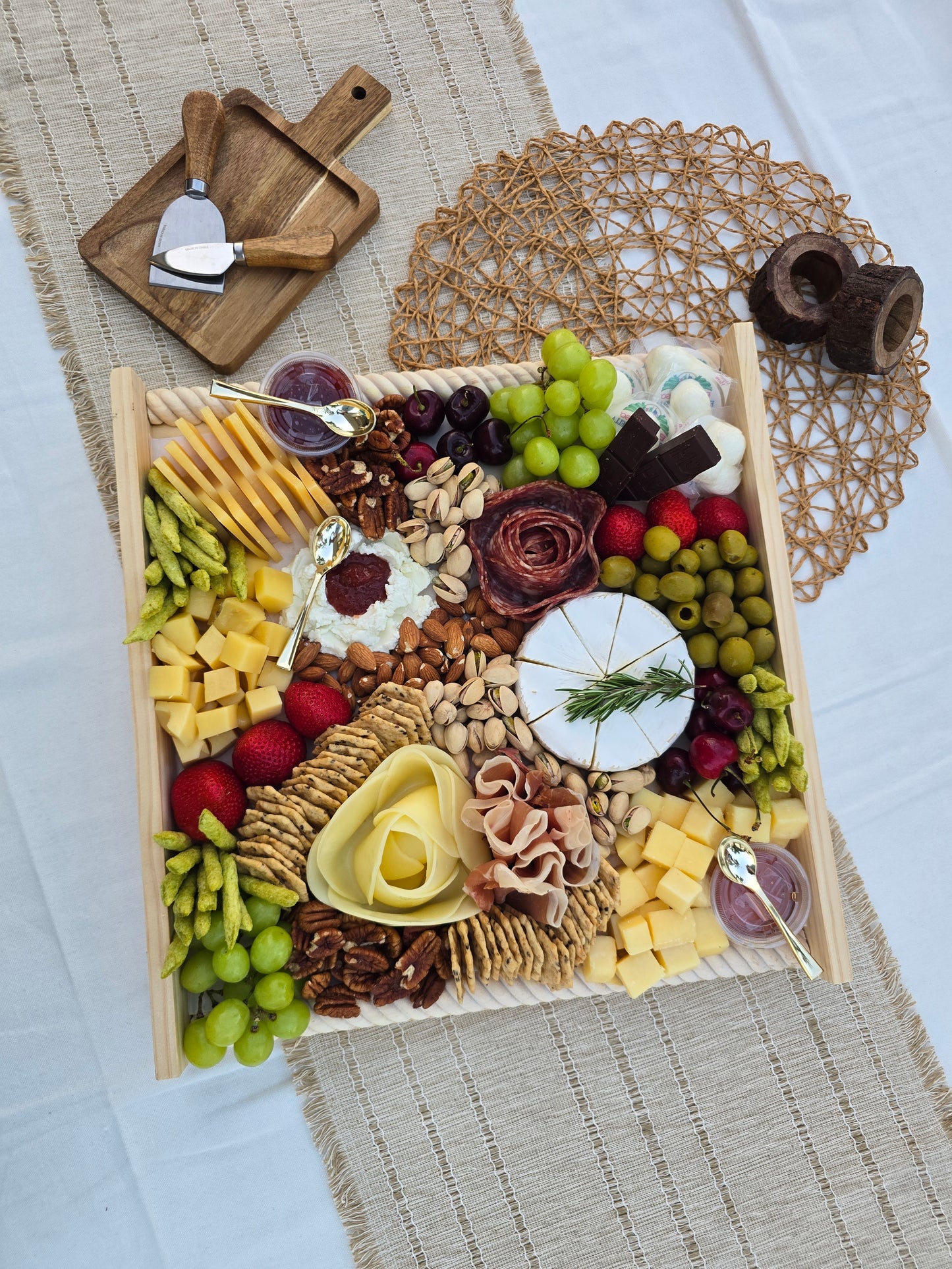 "Friends" cheese board.