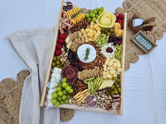"Corporate" cheese board.