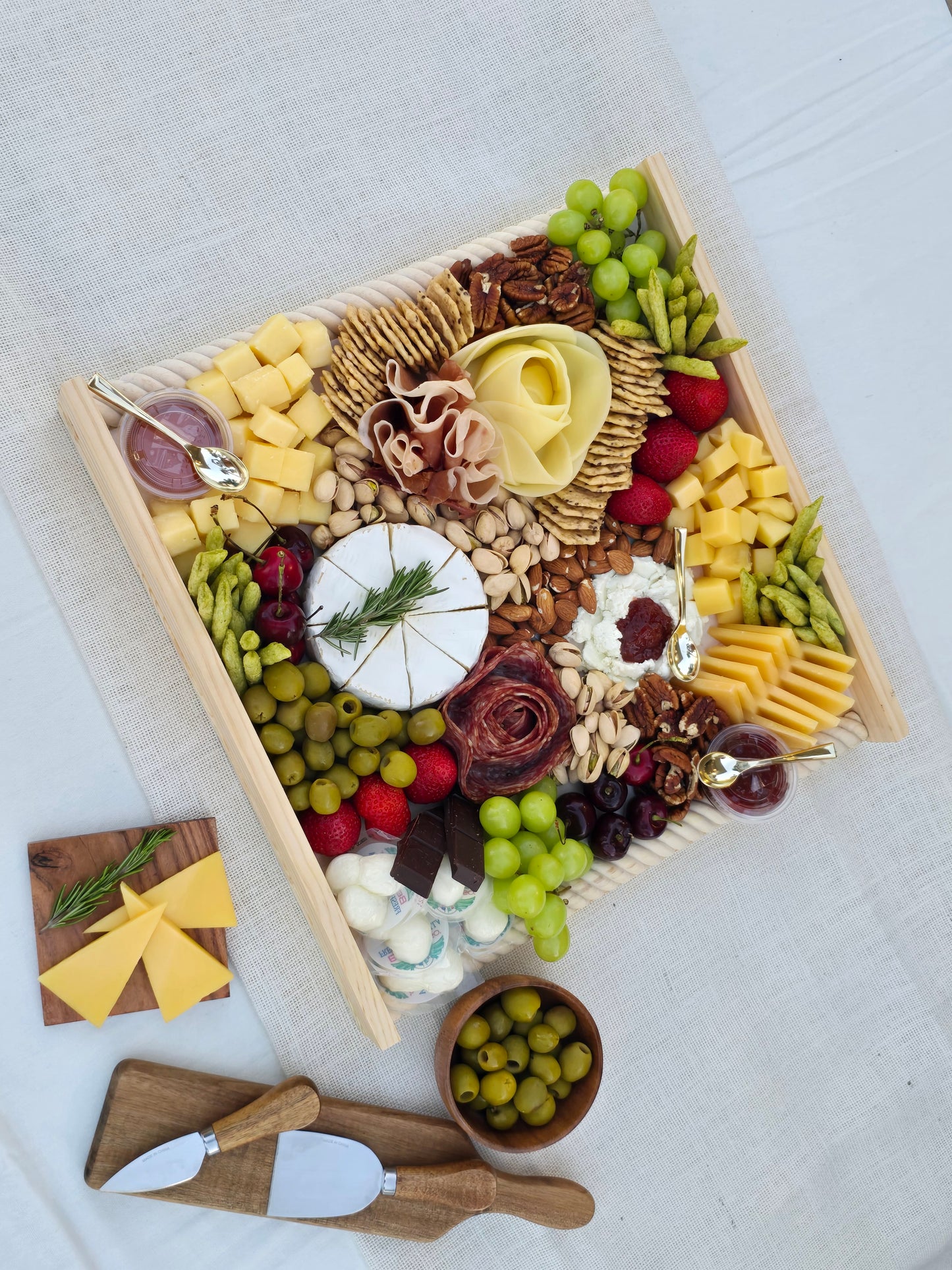 "Friends" cheese board.